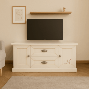 porta tv con ante e cassettoni, mobile tv legno massello, porta tv classico artigianale, mobile soggiorno legno, solid wood tv cabinet, handcrafted tv unit, tv stand with drawers, italian furniture tv, classic style wood tv unit