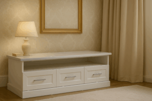 porta tv classico legno massello, mobile tv 160 cm con cassetti, porta tv con telaio, mobile artigianale soggiorno, solid wood tv cabinet, tv stand with drawer fronts, italian handcrafted furniture, classic tv unit 160 cm