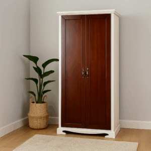 armadio scarpiera in legno massello, mobile porta scarpe classico, scarpiera due ante legno, armadio scarpiera noce e crema, mobile ingresso elegante, scarpiera alta classica, armadio contenitore per scarpe, scarpiera con maniglie in ferro, mobile scarpe artigianale, armadio scarpe stile tradizionale, solid wood shoe cabinet, classic shoe armoire, two-door wooden shoe storage, walnut and cream shoe cabinet, elegant entryway furniture, tall classic shoe cupboard, shoe cabinet with metal handles, handmade shoe armoire, traditional style shoe cabinet, solid wood shoe storage