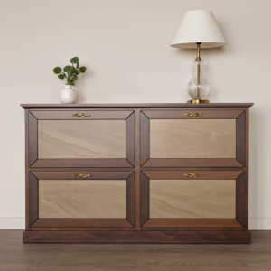 scarpiera orizzontale, scarpiera in legno, scarpiera a 4 ribalte, mobile ingresso legno, armadio scarpe ribalta, scarpiera artigianale, scarpiera classica, scarpiera elegante, mobile contenitore scarpe, scarpiera legno massello, mobile ribalta legno, mobile su misura ingresso