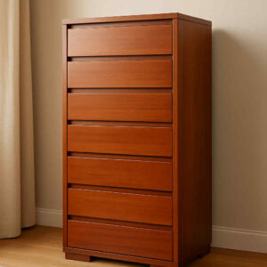 Cassettiera in legno moderna, cassettiera con gole in legno, cassettiera design legno, cassettiera artigianale, cassettiera L 70 cm