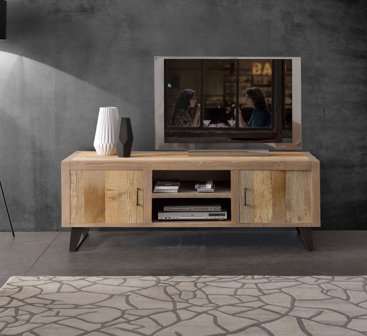porta tv stile industriale