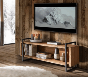 acquista porta tv ferro e legno, porta tv legno e ferro, porta tv design, porta tv ferro e legno L 140, porta tv rustico 140 cm