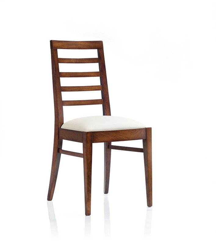 sedia noce in legno