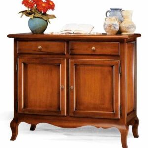 credenza noce classica in legno massello