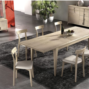 tavolo allungabile moderno in legno massiccio, tavolo moderno in legno, tavolo in legno moderno allungabile, tavlo allungabile rettangolare in legno, tavolo design moderno in legno