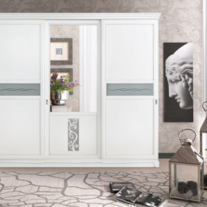 armadio bianco 3 ante scorrevoli, armadio classico ante scorrevoli, armadio in legno con ante scorrevoli, armadi classici di lusso, armadio in legno massello con ante scorrevoli, armadio bianco