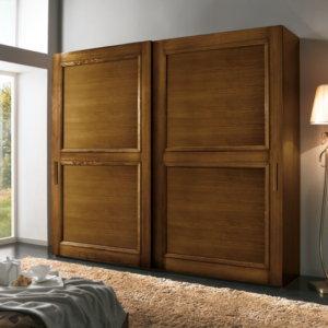 armadio legno artigianale, armadio massello ante scorrevoli, armadio in legno due ante, armadi classici in legno, armadio classico ante scorrevoli
