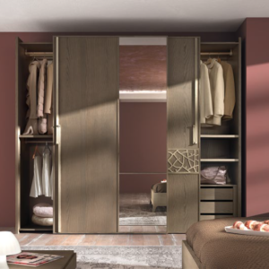 armadio moderno ante scorrevoli, armadio rovere ante scorrevoli, armadio rovere due ante, armadio legno artigianale, mobili mirandola verona, armadio a due ante in legno