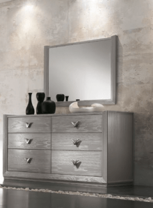 cassettiera rovere grigio, cassettiera frassino, cassettiera orizzontale legno massello, cassettiera moderna soggiorno