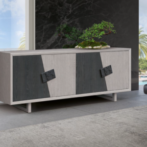 madia grigio rovere, madia frassino bianco, madia moderna in legno massello, madia in legno massello, madia moderna soggiorno, mobile soggiorno madia moderna in legno