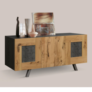 madia in rovere massello, madia rovere rustico, madia legno rovere, madia moderna di lusso, madia legno chiaro, madia design moderno