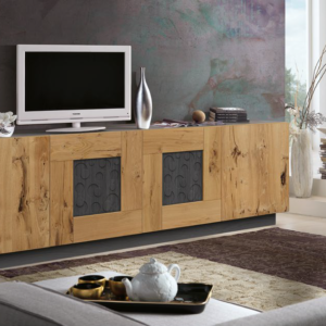 madia in rovere massello, madia rovere rustico, madia legno rovere, madia moderna di lusso, madia moderna di design, madia moderna in legno