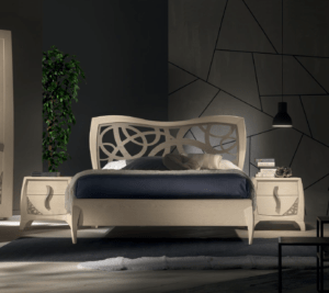 letto contemporaneo, letto con piedini, letto legno massello, letto design contemporaneo, letto di lusso, letto di qualità