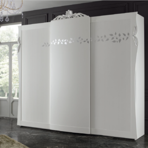 Armadio bianco barocco, armadio bianco scorrevole stile barocco, armadio bianco design classico, armadio classico bianco barocco moderno, armadio bianco di qualita