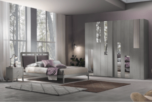 camera moderna in legno, camera moderna legno massello, camera frassino grigio, camera design legno massello, camera matrimoniale moderna completa, camera da letto moderna legno