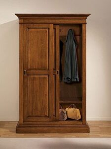 armadio classico, armadio classico ante scorrevoli per ingresso, armadio classico per ingresso profondità 50 cm max, armadio legno classico profondità 50 cm