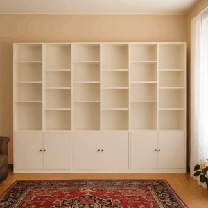 libreria in legno massello, libreria bianca, libreria artigianale, libreria su misura, libreria parete soggiorno, libreria con ante battenti, mobile libreria elegante, libreria in legno per salotto, libreria moderna in legno, mobili artigianali in legno, libreria bianca in legno, mobile libreria soggiorno artigianale, libreria legno massello fatta a mano, libreria bianca con ante in legno, libreria soggiorno grande in legno, mobile libreria per studio classico, libreria legno artigianale italiana