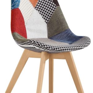 sedia moderna in legno e tessuto, sedia moderna design, sedia design moderno, sedia tessuto e legno design