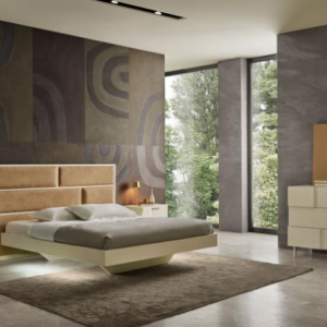 camera design in legno, camera moderna in legno massello, camera design moderno legno, letto sospeso legno massello