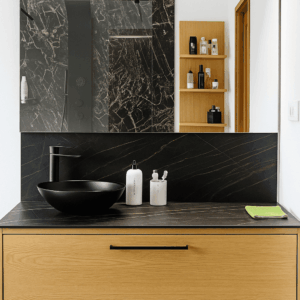 mobile bagno sospeso, mobile bagno 130 cm, mobile bagno legno naturale, mobile bagno moderno