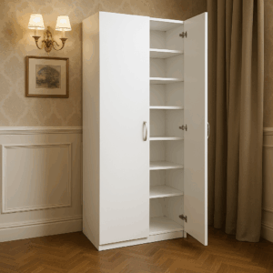 armadio multiuso in legno, scarpiera moderna bianca, armadio bianco due ante, mobile con ripiani interni, scarpiera a colonna, mobile alto in legno bianco, armadio per ingresso moderno, armadio guardaroba in legno, mobile contenitore con ante battenti, scarpiera con anta liscia, armadio dispensa bianco, armadio moderno con scaffali, scarpiera capiente in legno, armadio slim salvaspazio, mobile legno massello su misura